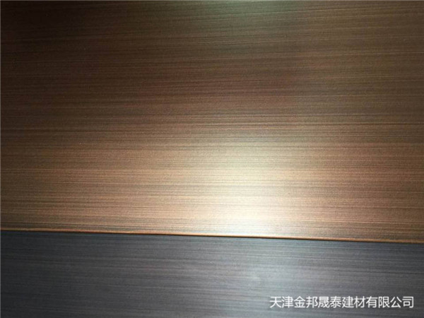仿銅拉絲鋁單板